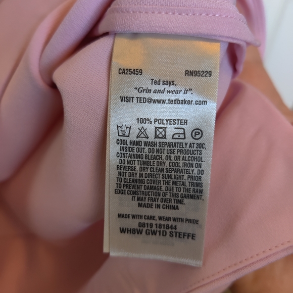 NEW Ted Baker Cold Shoulder Ruffle Top - Picture 7 of 11